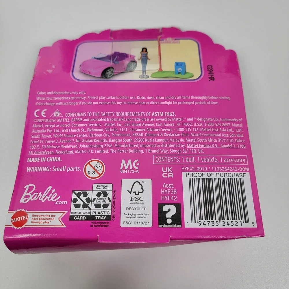 5 Mini Barbie Land Lot Car‎ Camper Play House Cutie Color Reveal Surprise Dolls - Picture 6 of 14